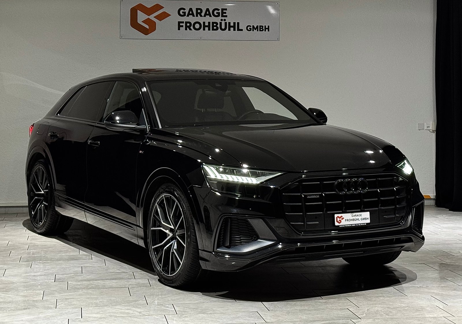 AUDI Q8 50 TDI Black Edition quattro tiptronic 1.Hand, Mild-Hybrid Diesel/Electric, Second hand / Used, Automatic - 2