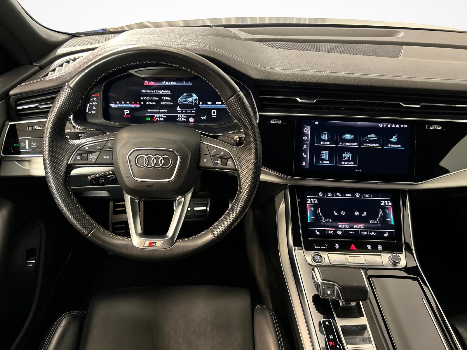 AUDI Q8 3.0 45 TDI Black Edition quattro T-Tronic, Hybride Léger Diesel/Électricité, Occasion / Utilisé, Automatique - 6