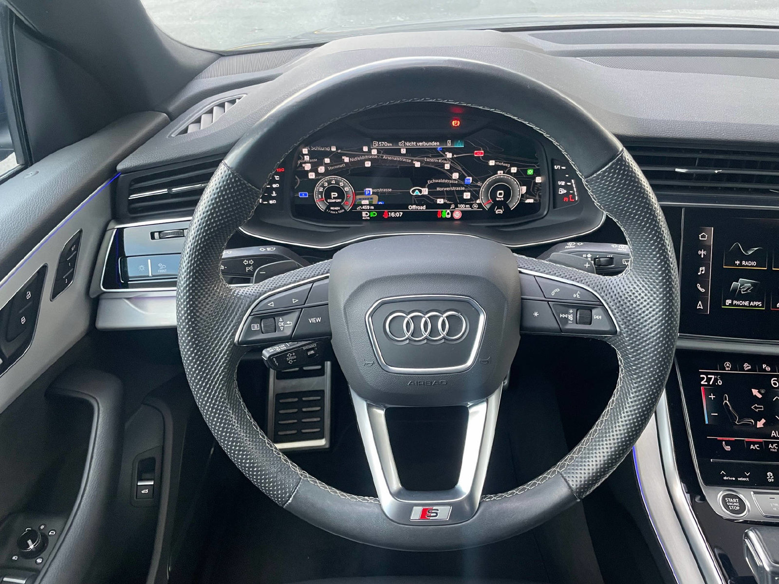 AUDI Q8 3.0 55 TFSI quattro T-Tronic, Mild-Hybrid Petrol/Electric, Second hand / Used, Automatic - 6