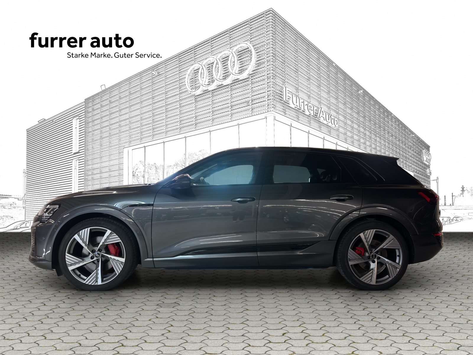 AUDI Q8 55 e-tron Black Edition, Elektro, Occasion / Gebraucht, Automatik - 2