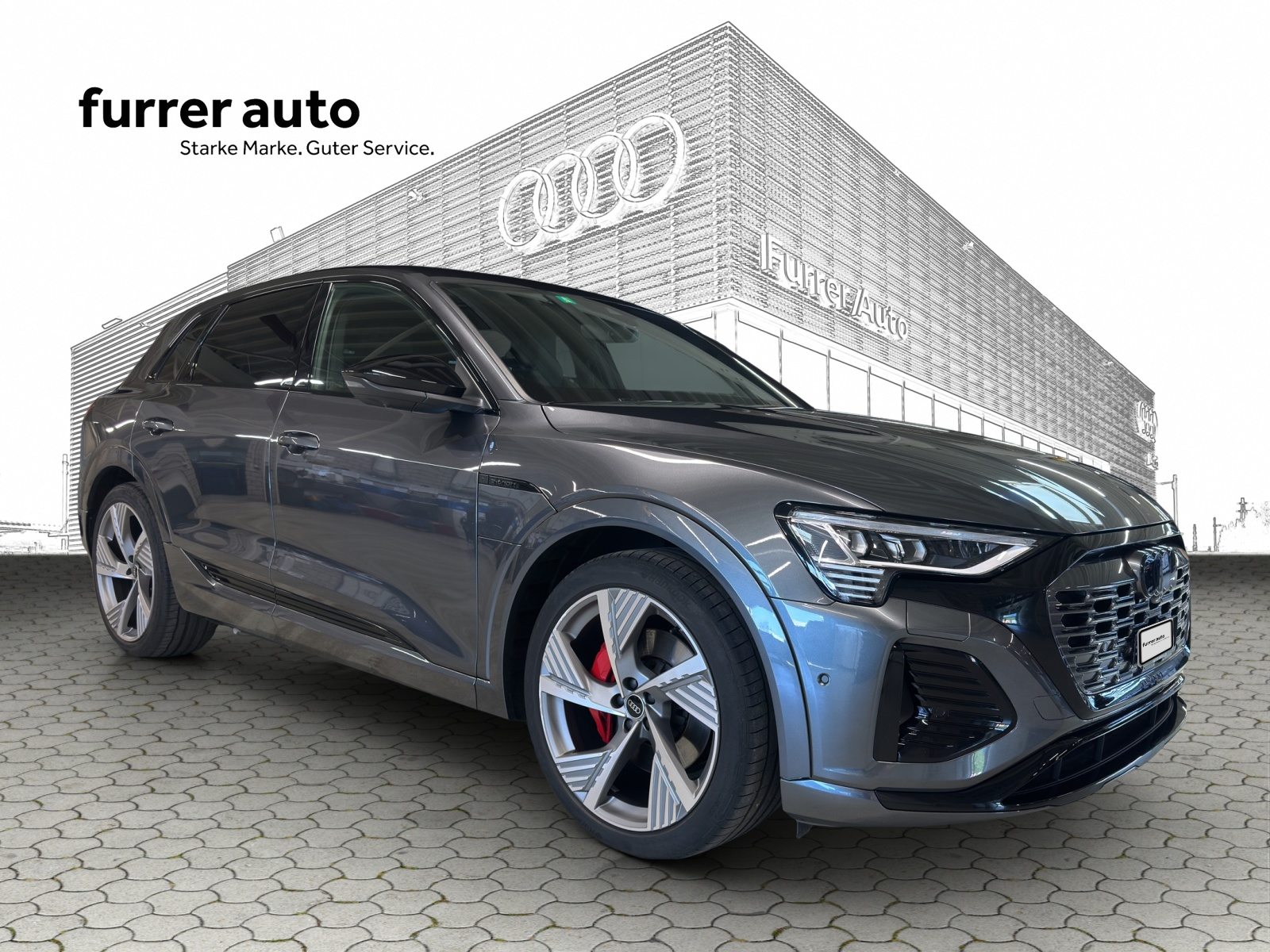 AUDI Q8 55 e-tron Black Edition, Elektro, Occasion / Gebraucht, Automatik - 7