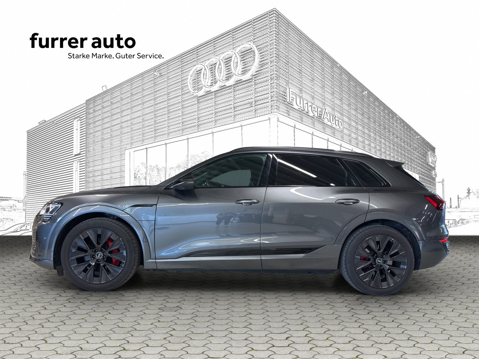 AUDI Q8 55 e-tron Black Edition, Elettrica, Occasioni / Usate, Automatico - 3