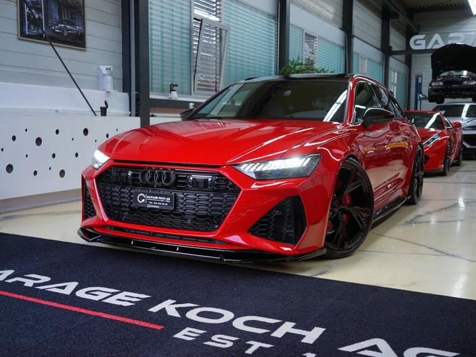 AUDI RS6 Avant 4.0 TFSI V8 quattro / Tango-Rot **, Hybride Léger Essence/Électricité, Occasion / Utilisé, Automatique