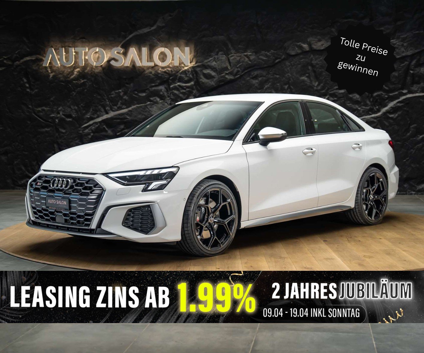 AUDI S3 Limousine 2.0 TFSI quattro S-tronic *19 Felgen*Ambie