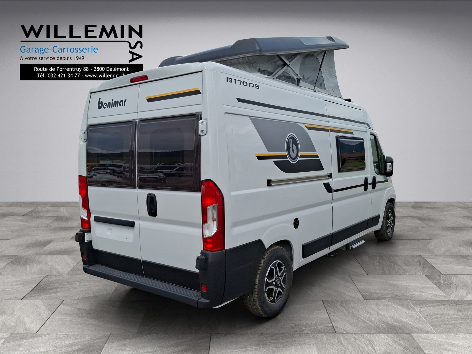 BENIMAR Benivan B170 Plus POP-UP Automatique (Toit relevable, Diesel, Voiture nouvelle, Automatique - 2
