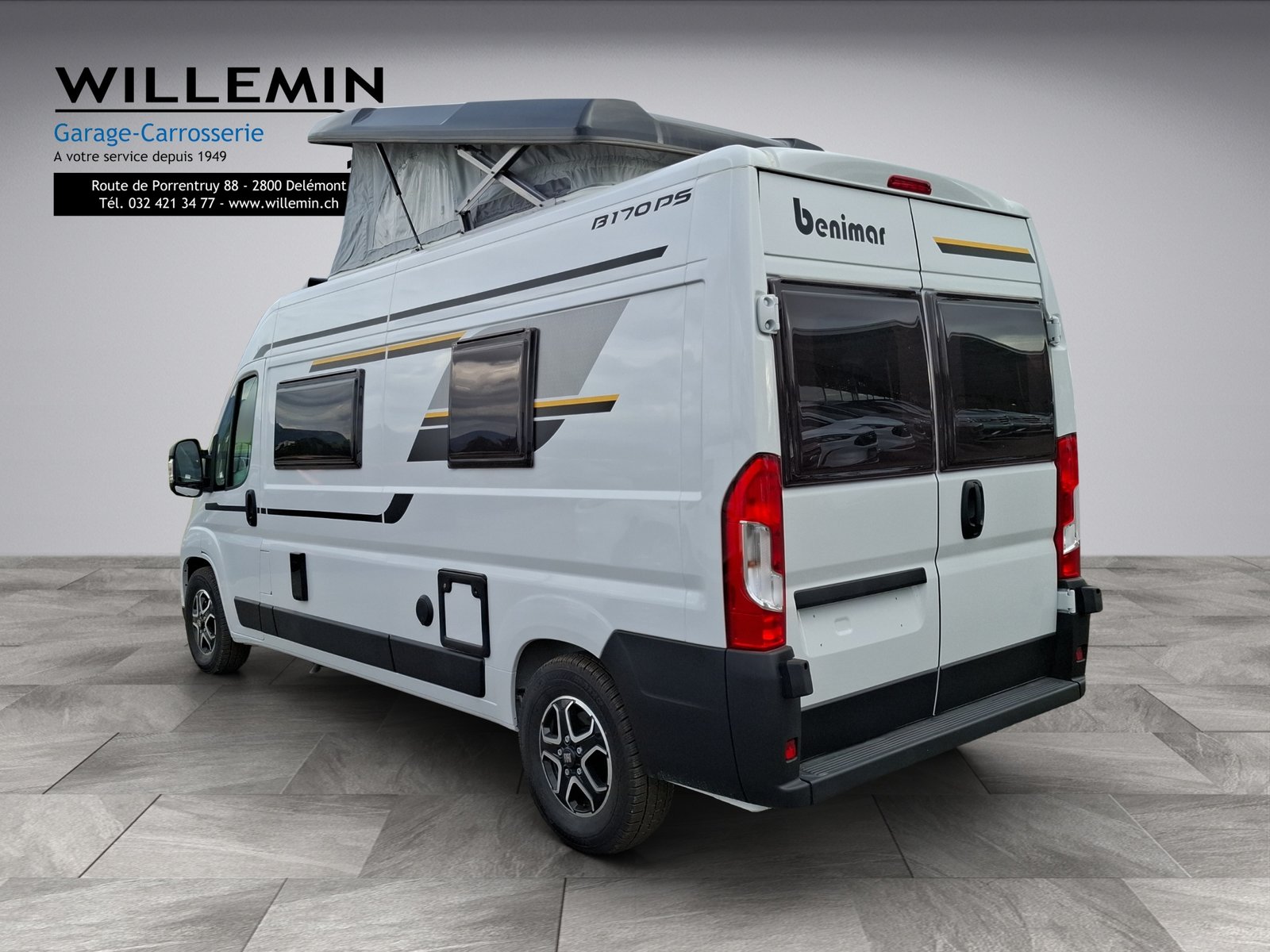 BENIMAR Benivan B170 Plus POP-UP Automatique (Toit relevable, Diesel, Voiture nouvelle, Automatique - 3