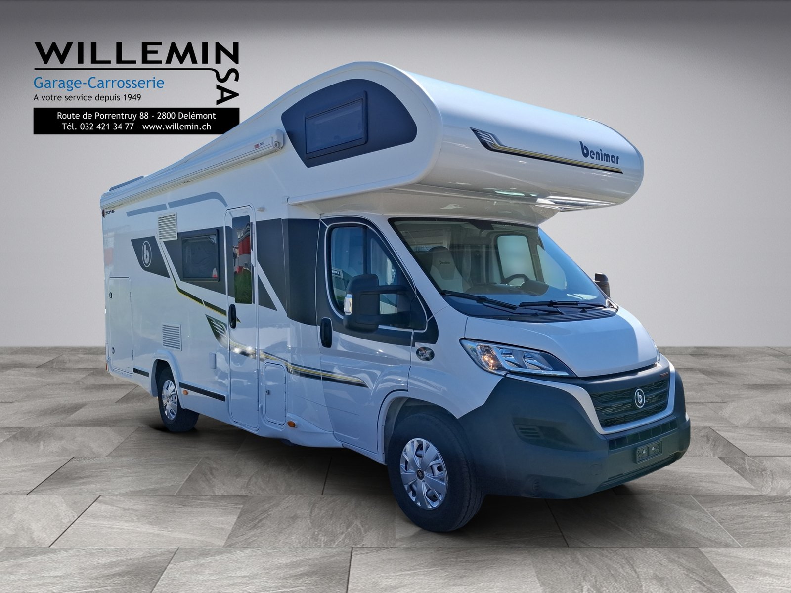 BENIMAR Sport 346 6 places Auto 160 PS (marquise 2 panneaux