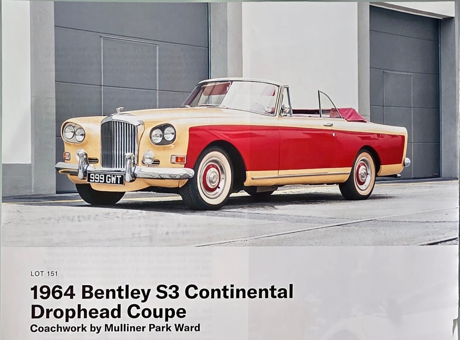 BENTLEY Continental Drophead Coupe