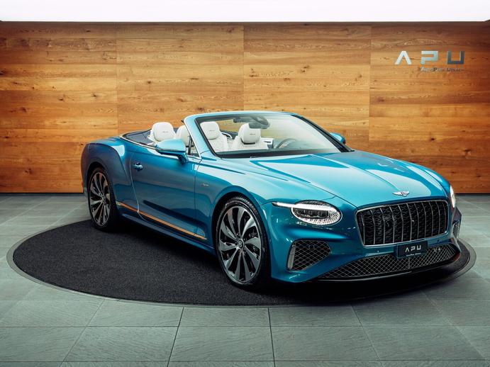 BENTLEY Continental GTC 4.0 V8 PHEV Azure Topaz Blue, Plug-in-Hybrid Petrol/Electric, Second hand / Used, Automatic