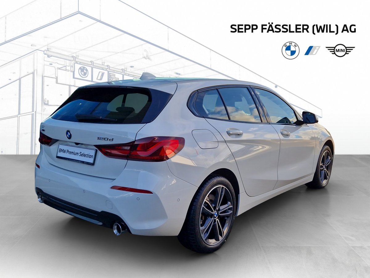 BMW 120d Steptronic Sport Line, Diesel, Occasion / Utilisé, Automatique - 3