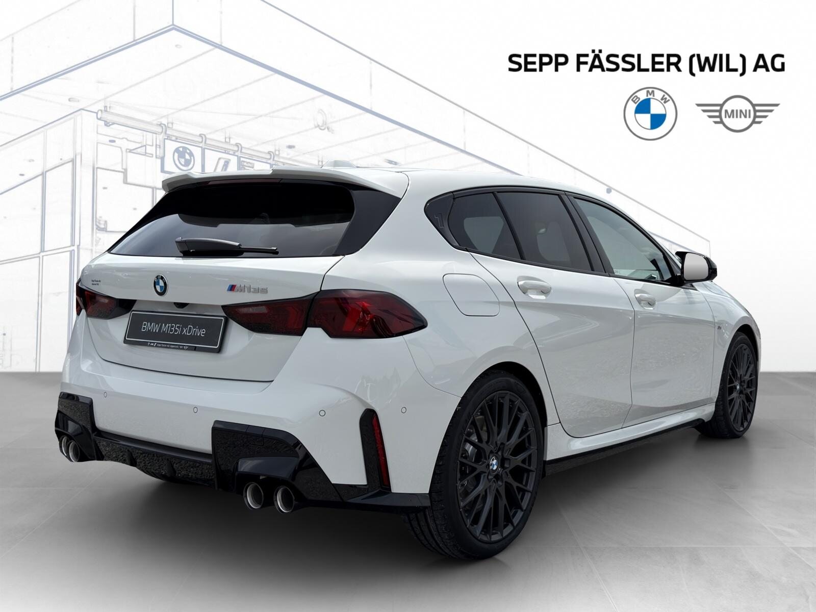 BMW M135i xDrive, Benzin, Vorführwagen, Automatik - 5