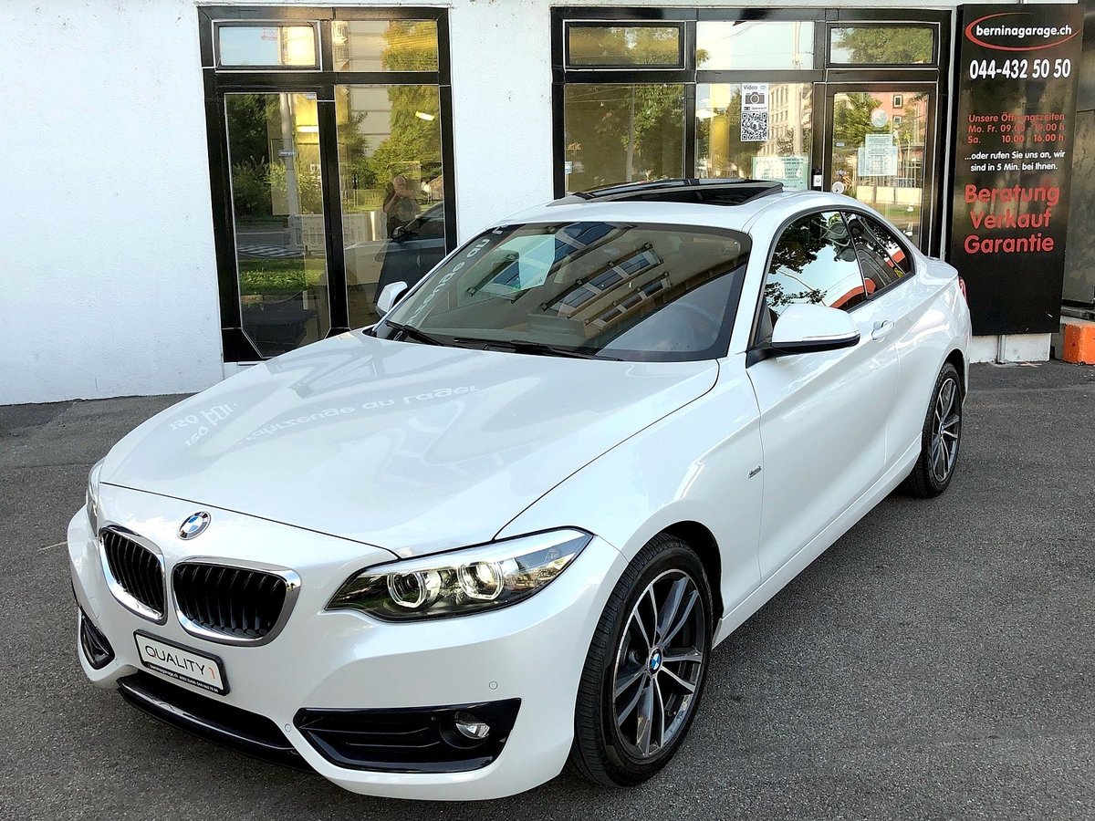 BMW 220d Coupé Sport Line Steptronic