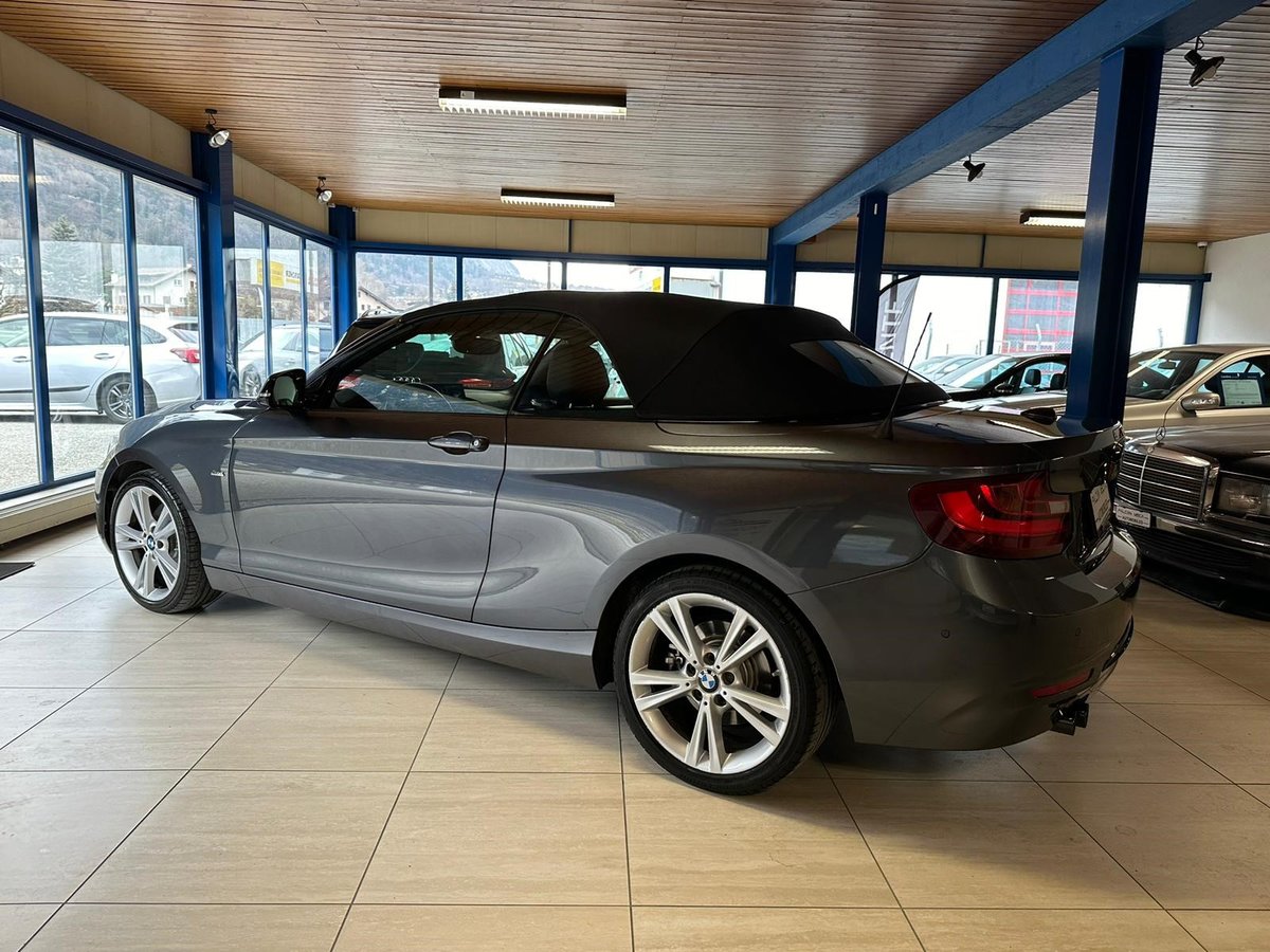 BMW 228i Sport Line Cabrio, Essence, Occasion / Utilisé, Automatique - 3
