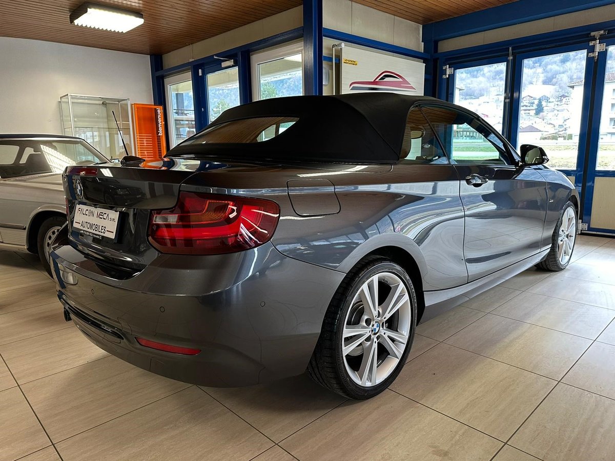 BMW 228i Sport Line Cabrio, Essence, Occasion / Utilisé, Automatique - 4