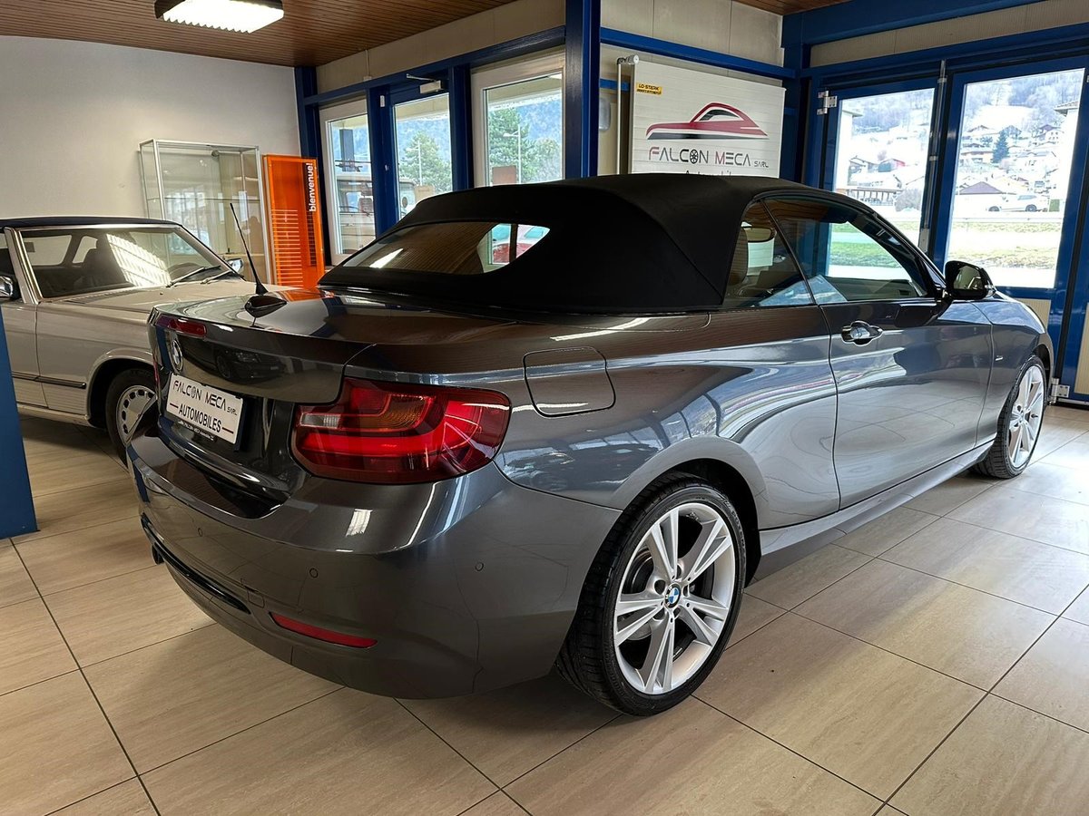 BMW 228i Sport Line Cabrio, Essence, Occasion / Utilisé, Automatique - 5