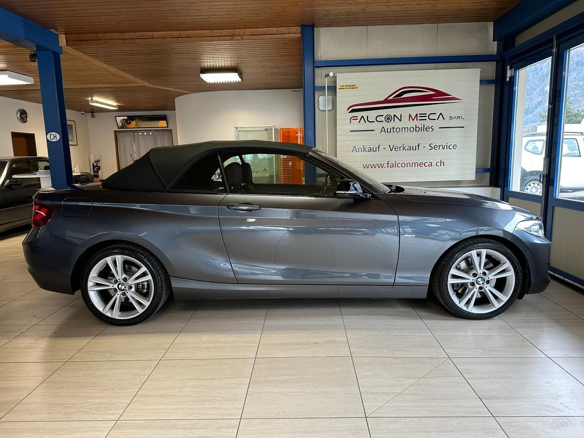 BMW 228i Sport Line Cabrio, Essence, Occasion / Utilisé, Automatique - 6