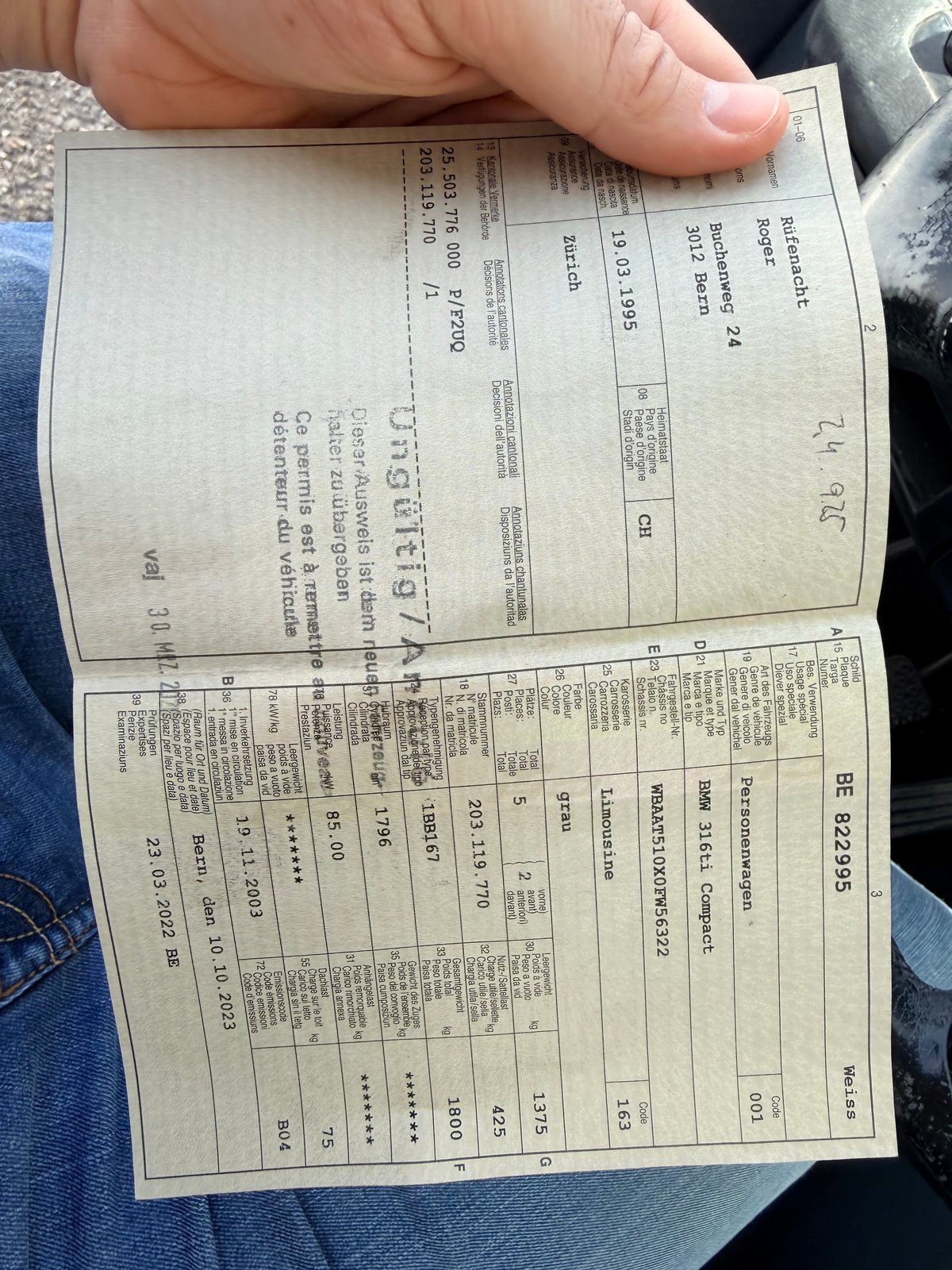 BMW 316 ti Compact, Benzina, Occasioni / Usate, Manuale - 6