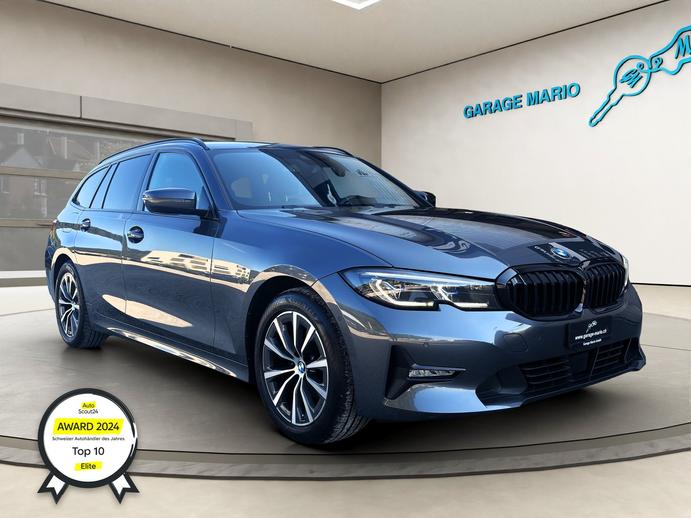 BMW 318d 48V Touring Steptronic M-Sport CH-Fahrzeug TOP-AUS, Mild-Hybrid Diesel/Electric, Second hand / Used, Automatic