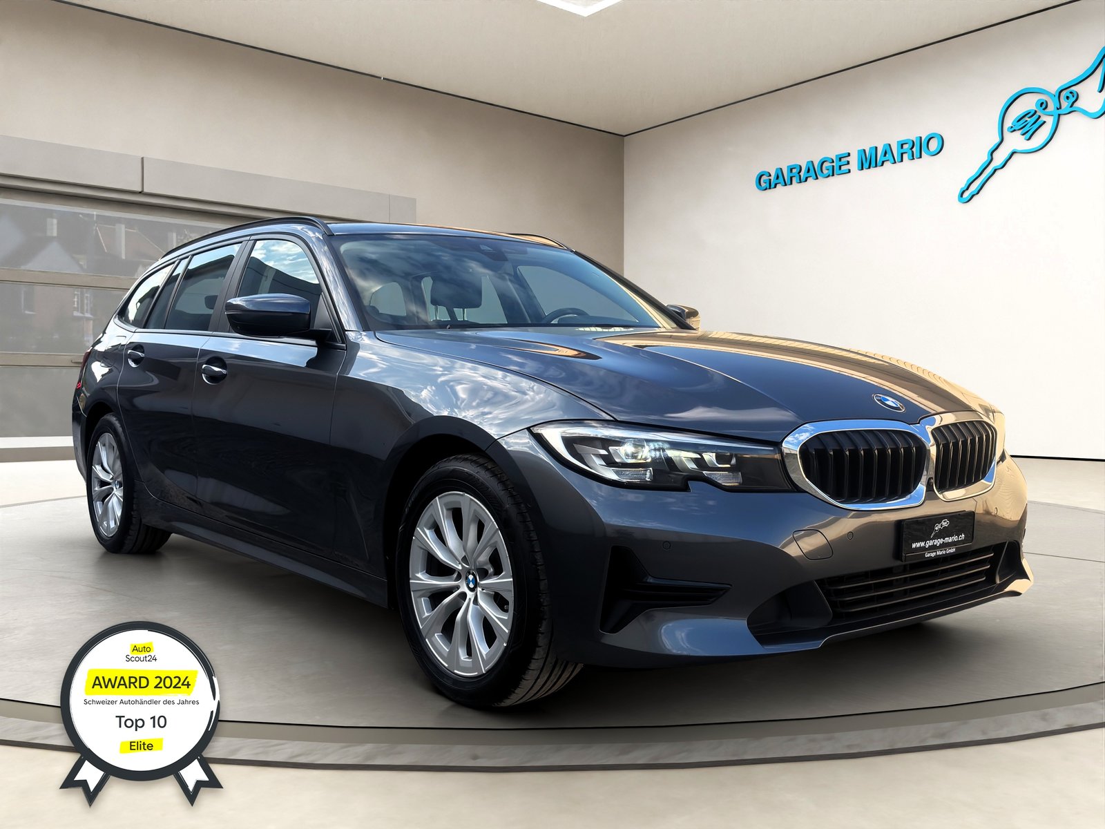 BMW 318d 48V Touring Steptronic CH-Fahrzeug 8-fach bereift