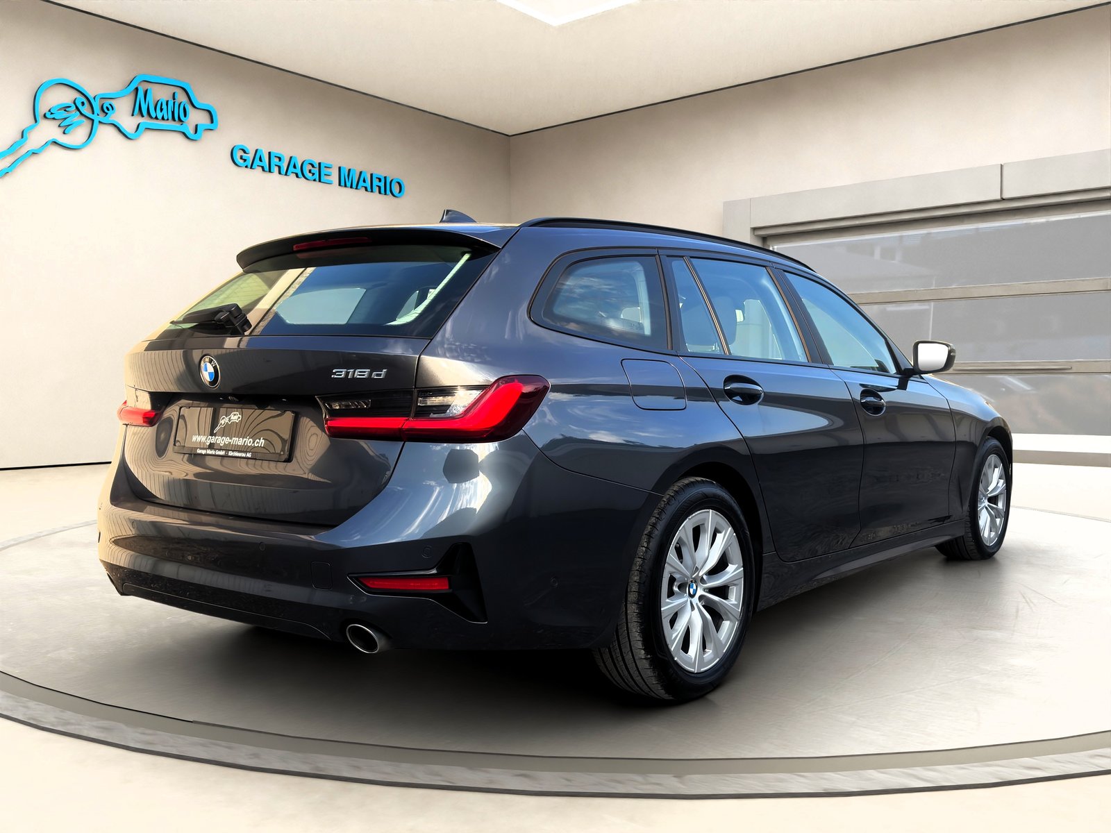 BMW 318d 48V Touring Steptronic CH-Fahrzeug 8-fach bereift, Hybride Leggero Diesel/Elettrica, Occasioni / Usate, Automatico - 5
