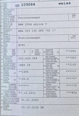 BMW 3er Reihe E91 Touring 320d xDrive, Diesel, Occasion / Utilisé, Automatique - 7