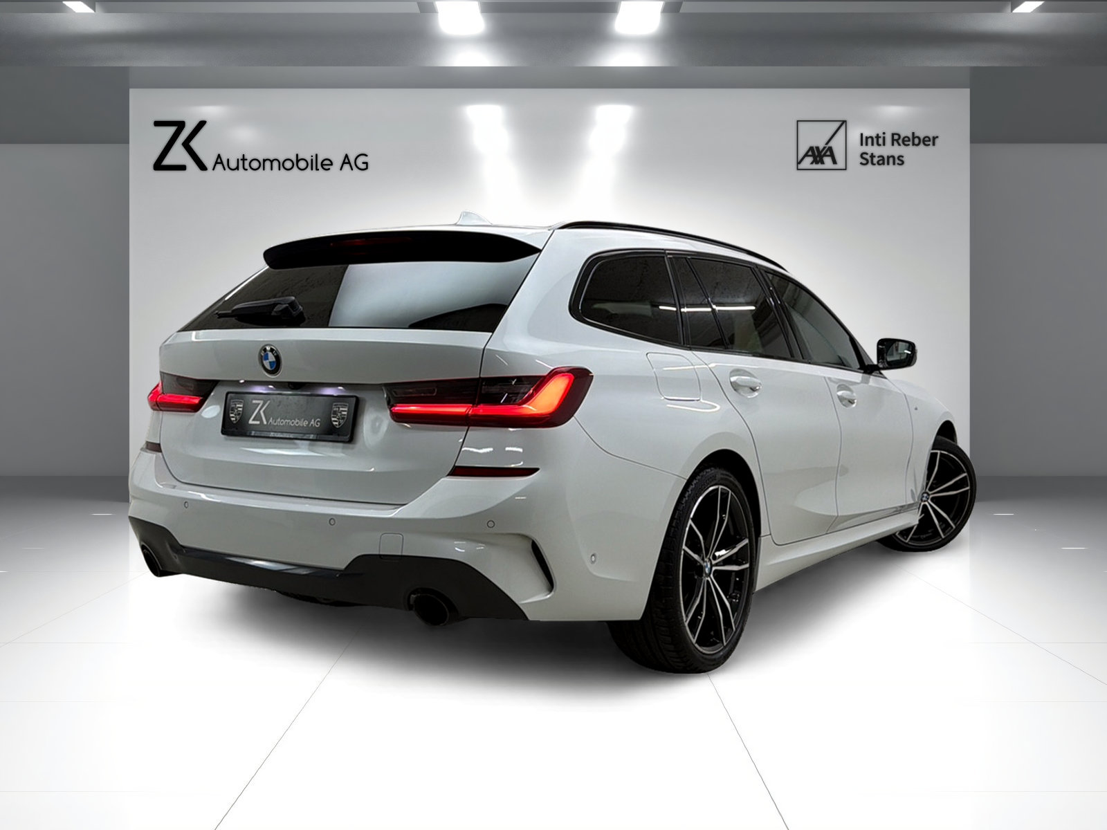 BMW 320d 48V Touring M Sport mineralwhite Steptronic, Mild-Hybrid Diesel/Elektro, Occasion / Gebraucht, Automatik - 2