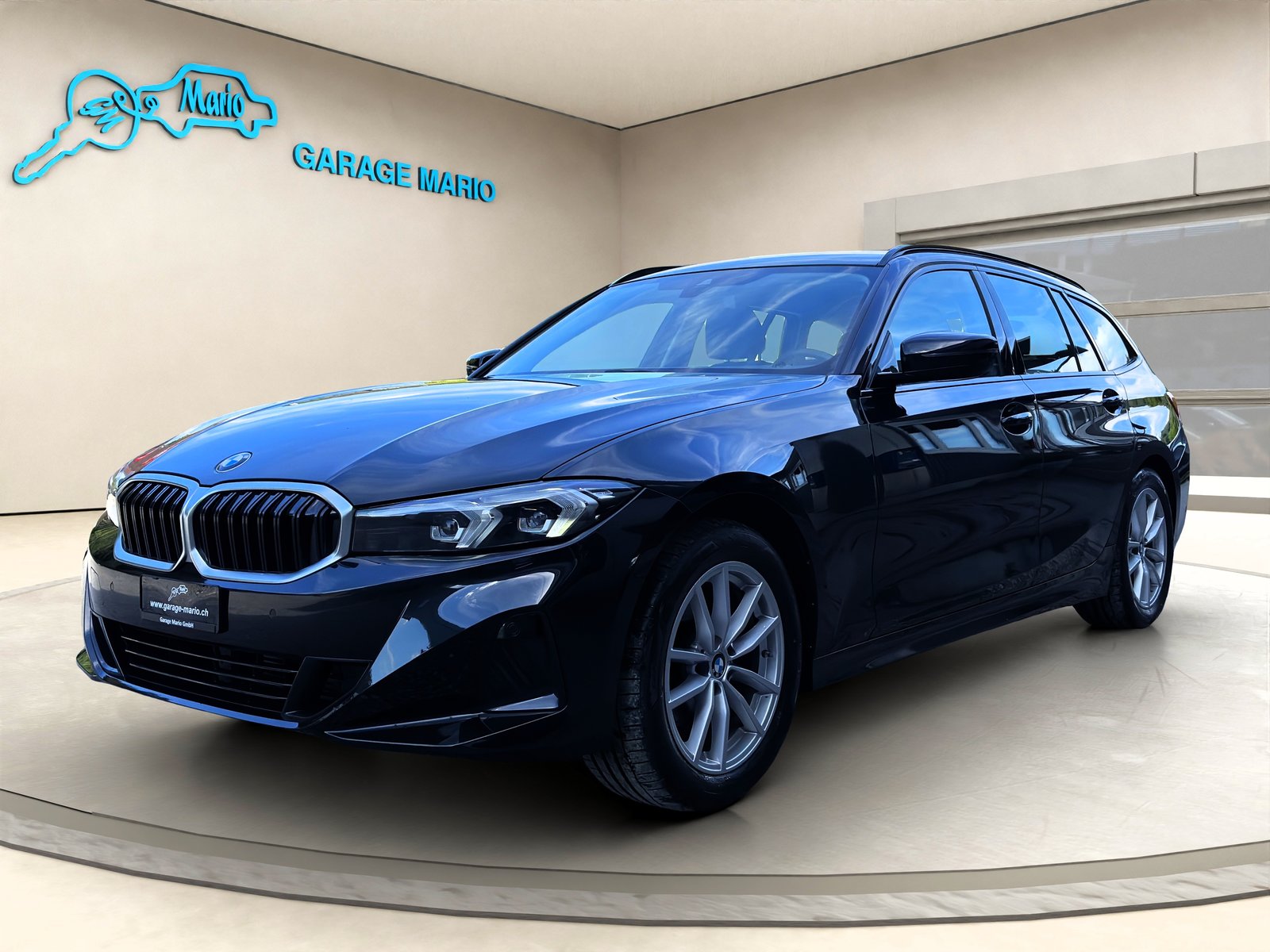 BMW 320d FACELIFT48V Touring Steptronic, Hybride Léger Diesel/Électricité, Occasion / Utilisé, Automatique - 3