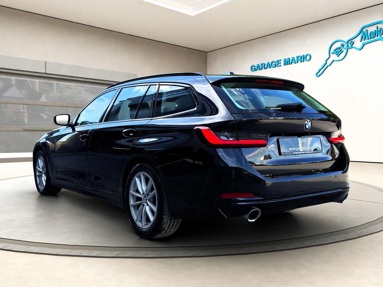 BMW 320d FACELIFT48V Touring Steptronic, Hybride Léger Diesel/Électricité, Occasion / Utilisé, Automatique - 7