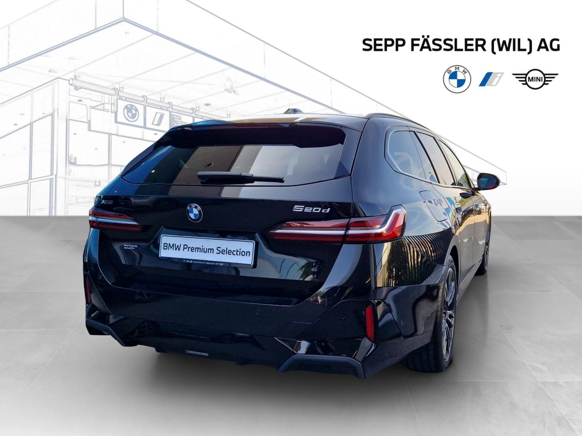 BMW 520d 48V Touring M Sport Steptronic, Hybride Léger Diesel/Électricité, Occasion / Utilisé, Automatique - 2