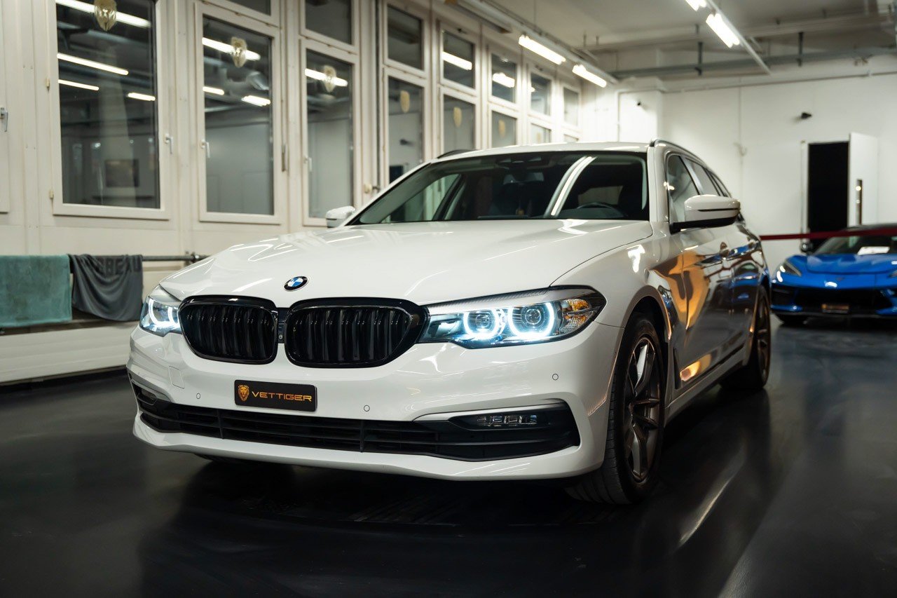 BMW 520d Touring Steptronic, Hybride Léger Diesel/Électricité, Occasion / Utilisé, Automatique - 3