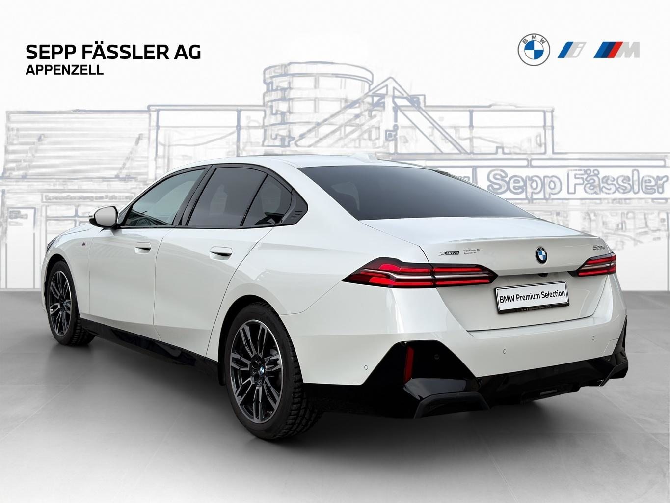 BMW 520d xDrive 48V Limousine M Sport Steptronic, Hybride Léger Diesel/Électricité, Occasion / Utilisé, Automatique - 3