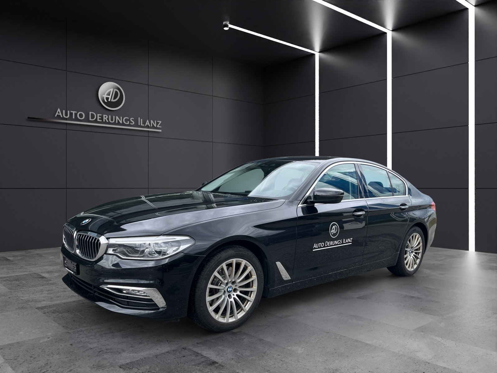 BMW 520d paddles