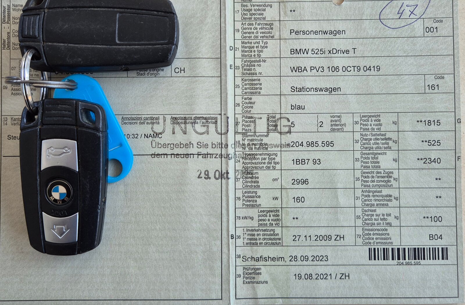 BMW 525xi Touring Steptronic, Benzina, Occasioni / Usate, Automatico - 2