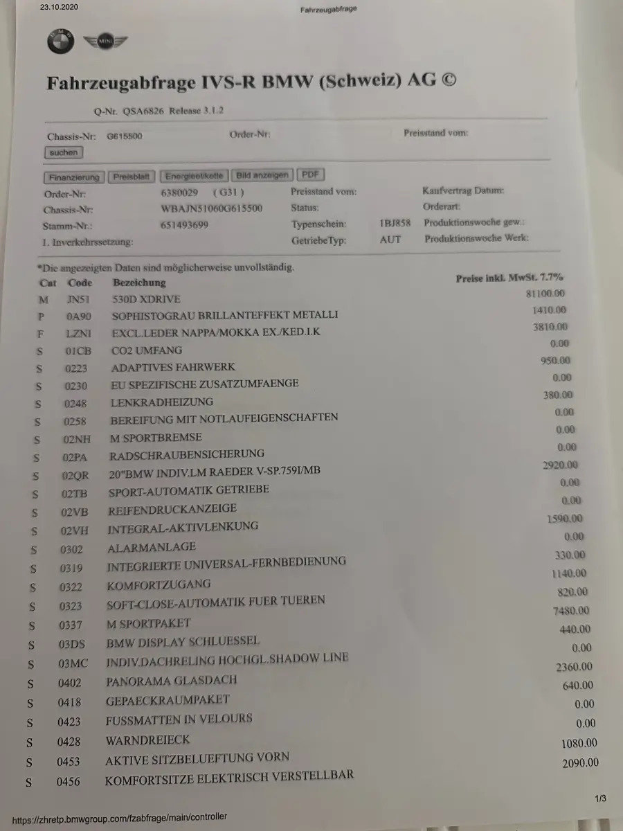 BMW 5er Reihe G31 Touring 530d xDrive SAG, Diesel, Second hand / Used, Automatic - 7