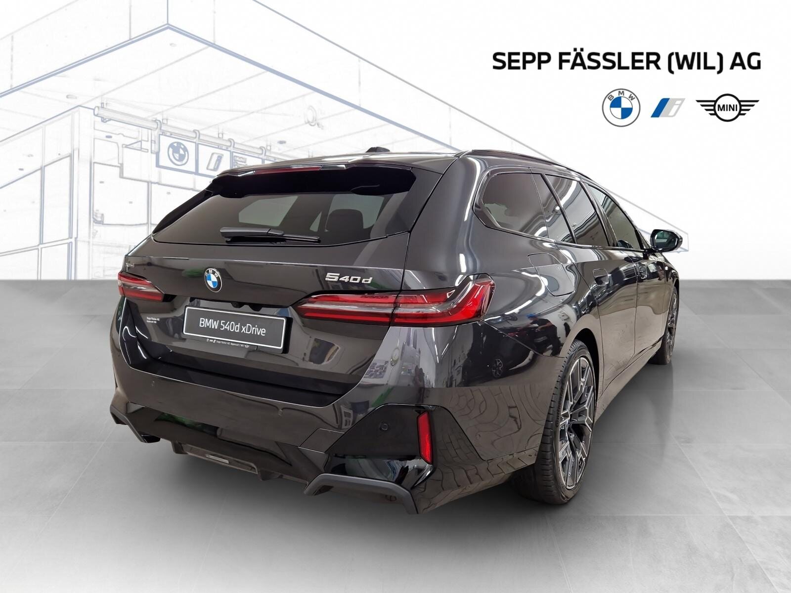 BMW 540d xDrive Touring M Sport Pro, Mild-Hybrid Diesel/Elektro, Vorführwagen, Automatik - 3