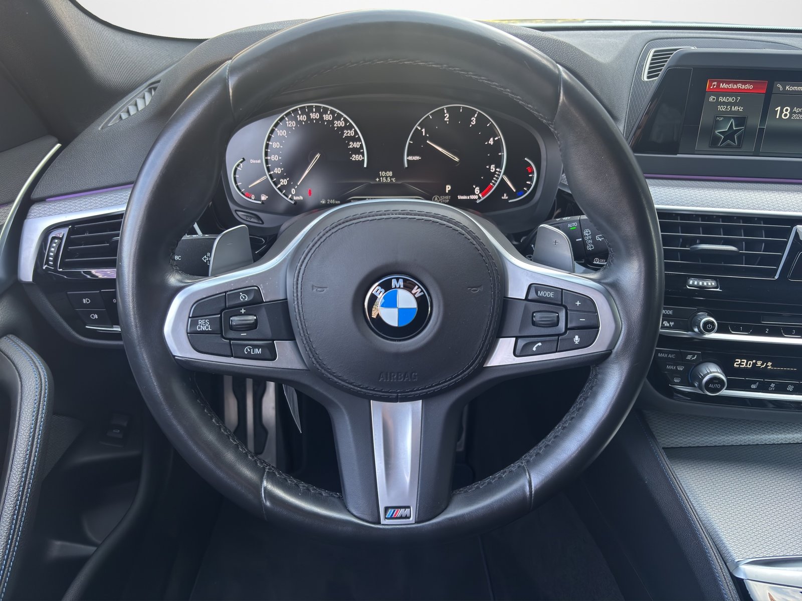 BMW 5er Reihe G31 Touring 520d paddles, Diesel, Occasion / Gebraucht, Automatik - 7