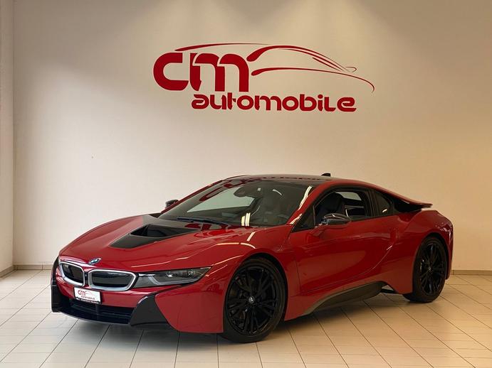 BMW i8 Coupé *Protonic Red Edition*, Plug-in-Hybrid Petrol/Electric, Second hand / Used, Automatic