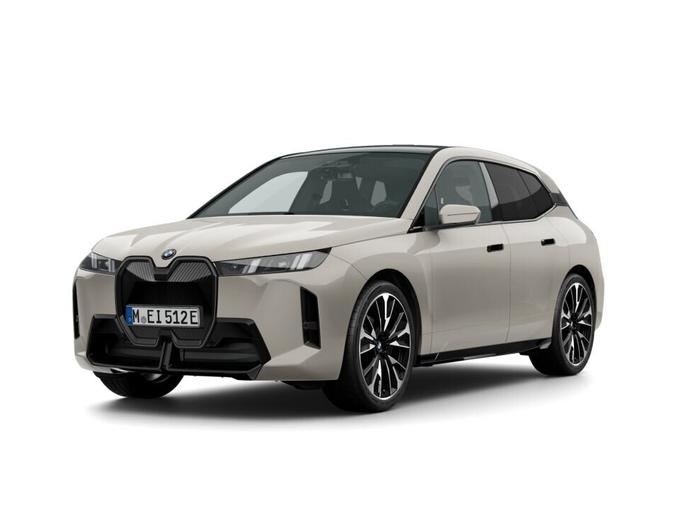 BMW iX 60 M Sport Pro Dune Grey metallic *0.9-LEASINGA, Electric, Ex-demonstrator, Automatic
