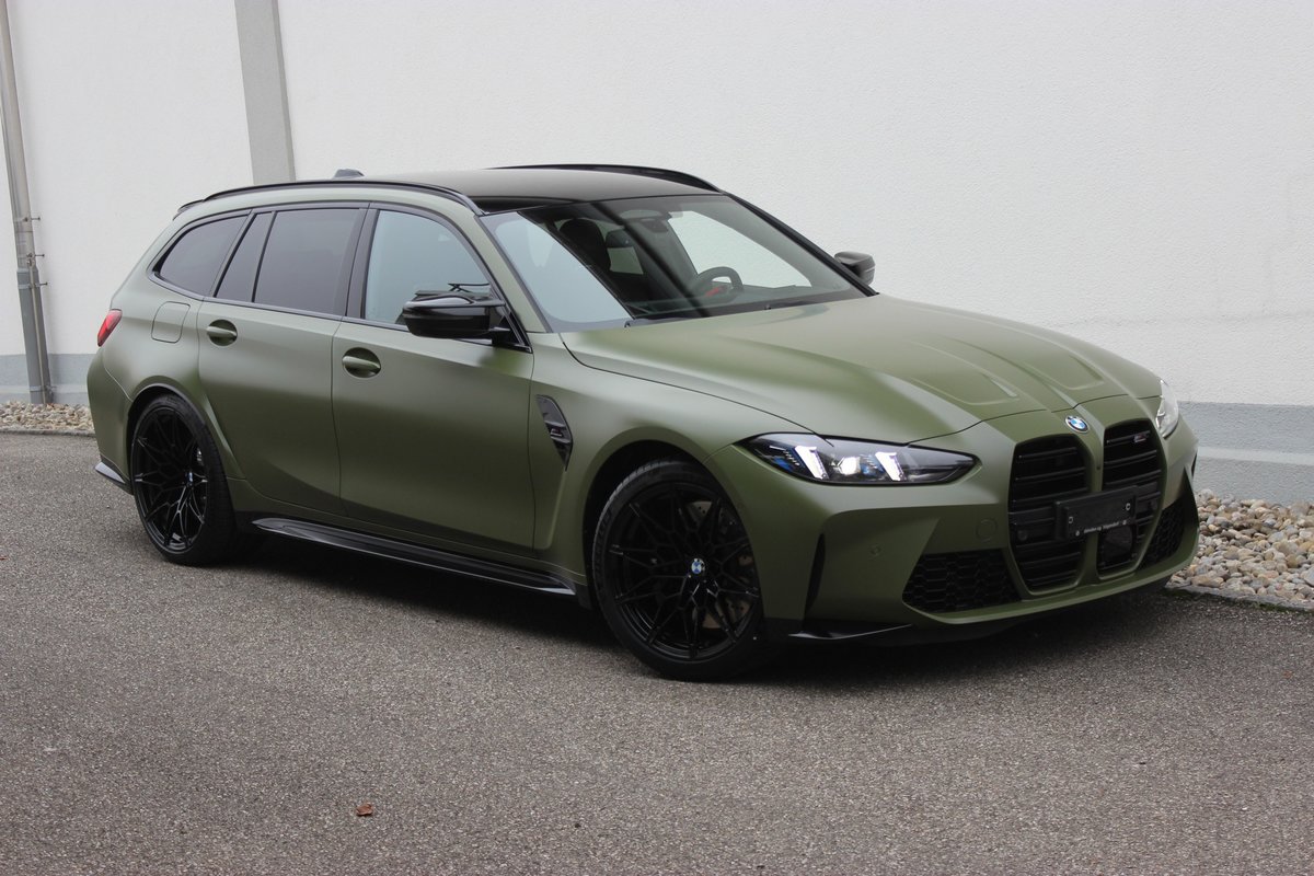 BMW M3 Touring Competition Individual *Frozen Urban Green*, Essence, Voiture nouvelle, Automatique - 3