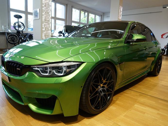 BMW M3 Competition Drivelogic Rallye Green, Benzin, Occasion / Gebraucht, Automat