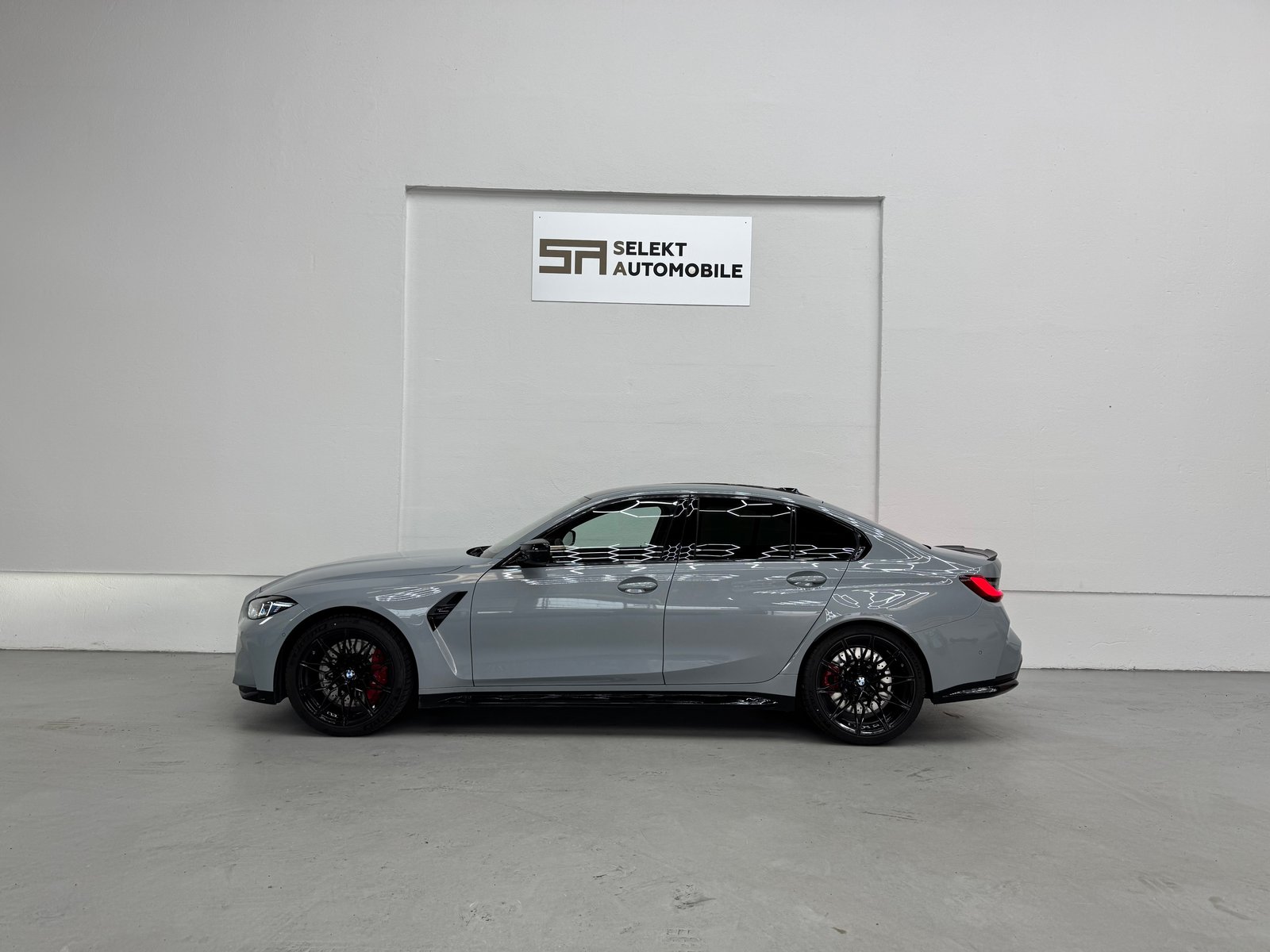 BMW M3 Competition M Brooklyn Grau Met., Essence, Occasion / Utilisé, Automatique - 4