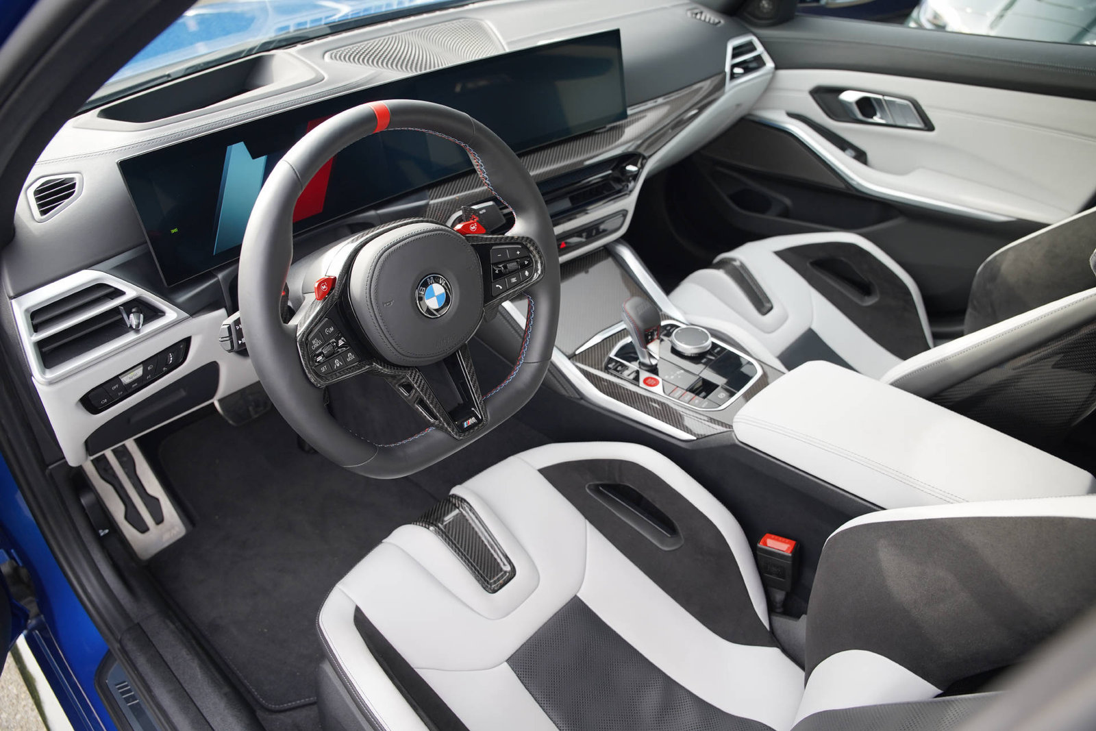BMW M3 Competition M LCI Saphirblau, Essence, Occasion / Utilisé, Automatique - 7