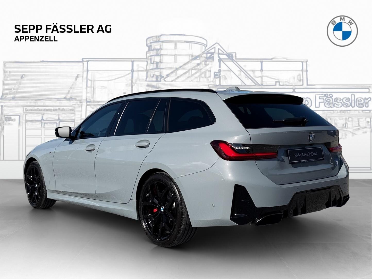 BMW M340i xDrive Touring M Sport Pro, Hybride Léger Essence/Électricité, Voiture nouvelle, Automatique - 3