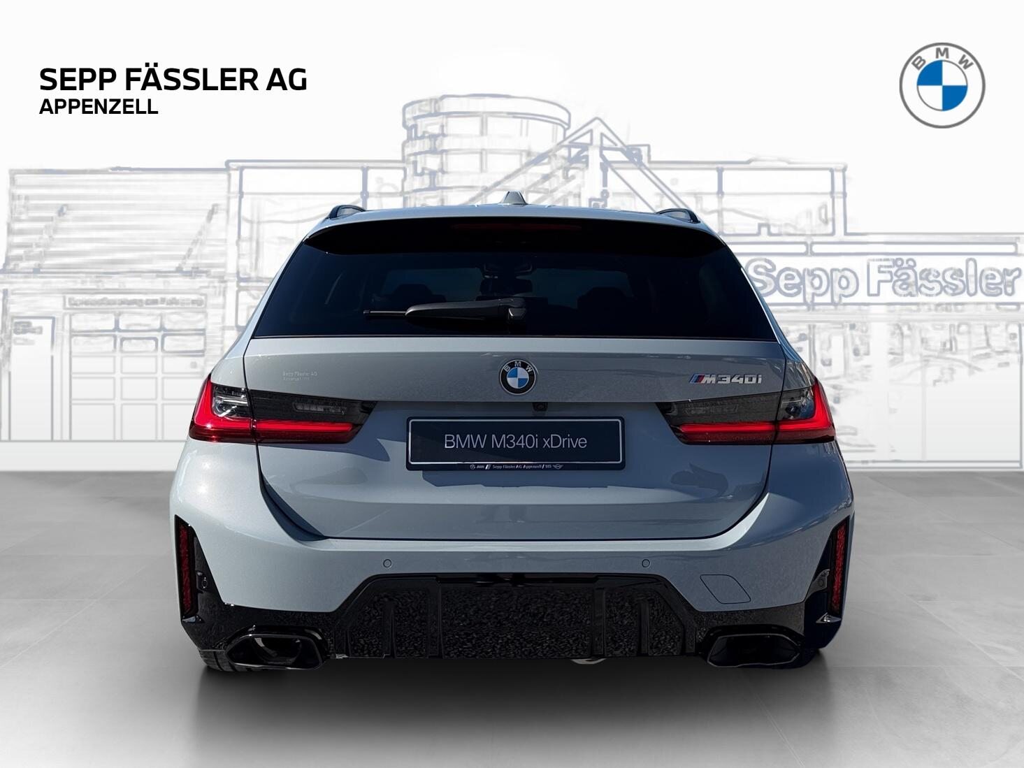 BMW M340i xDrive Touring M Sport Pro, Hybride Léger Essence/Électricité, Voiture nouvelle, Automatique - 4