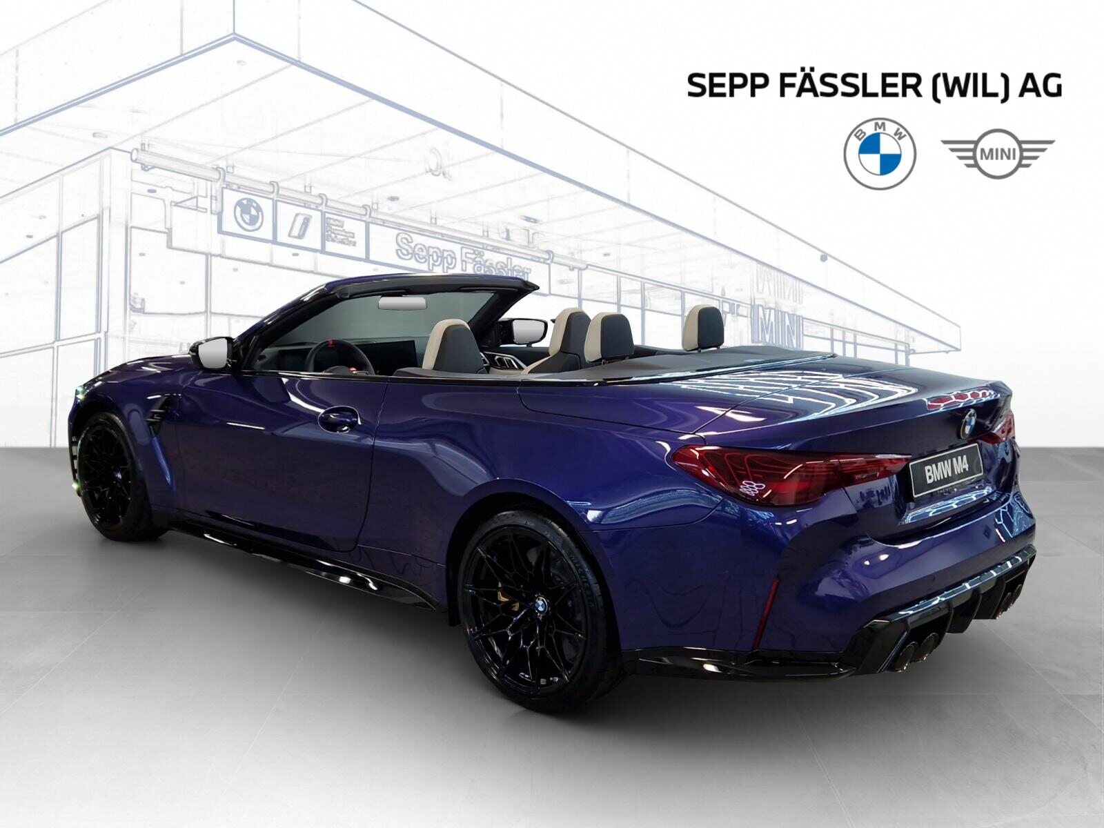 BMW M4 Competition M xDrive Cabrio, Benzin, Neuwagen, Automatik - 3