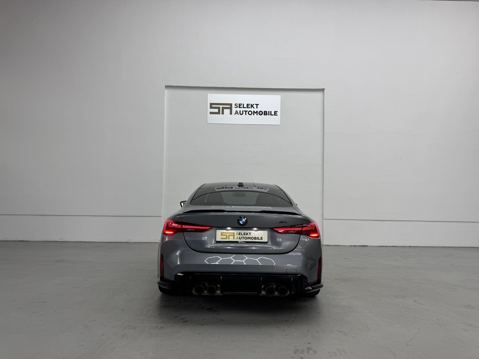 BMW M4 Coupé Competition M Skyscraper Grau Met., Essence, Occasion / Utilisé, Automatique - 5