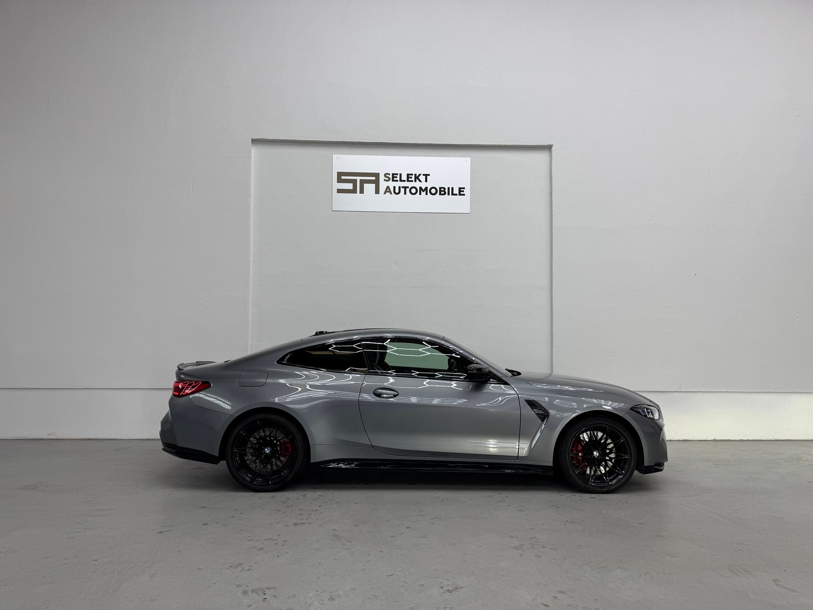 BMW M4 Coupé Competition M Skyscraper Grau Met., Essence, Occasion / Utilisé, Automatique - 7
