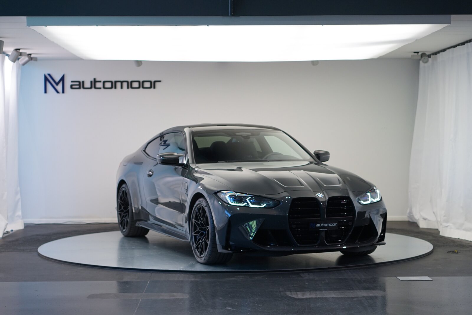 BMW M4 Coupé Competition M *CH-Fahrzeug* *Dravitgrau* *Carbon, Benzin, Occasion / Gebraucht, Automatik - 3