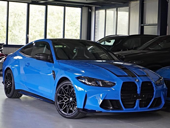 BMW M4 Coupé Competition M // SONDERLACKIERUNG VOODOO BLAU //, Benzin, Occasion / Gebraucht, Automatik