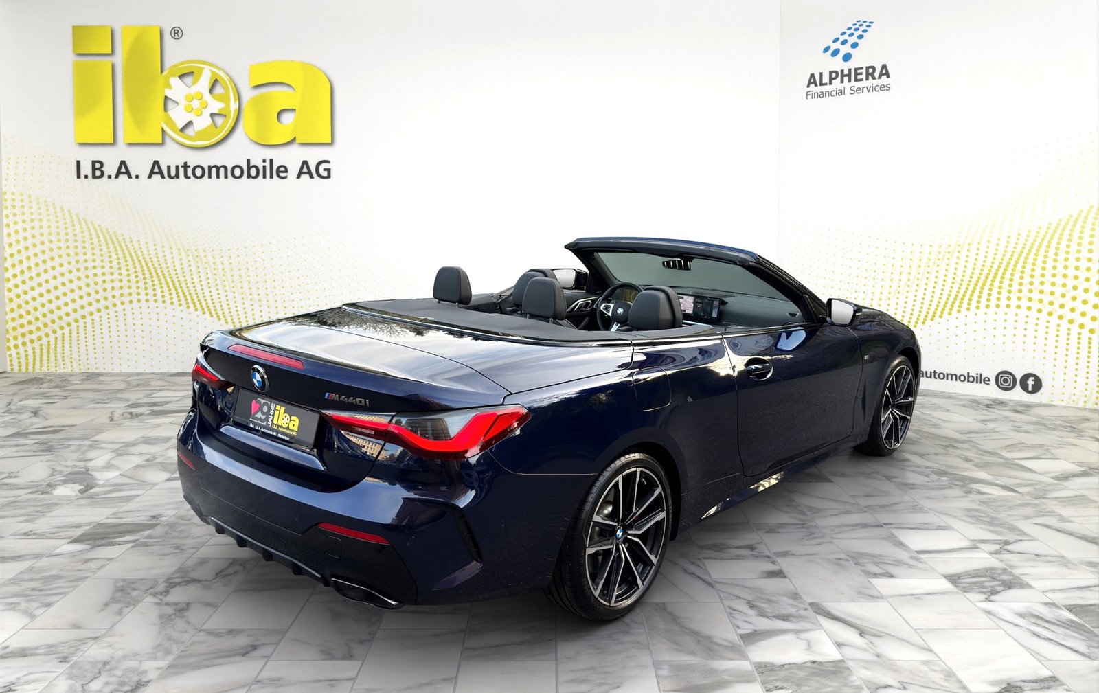 BMW M440i 48V Cabrio INDIVIDUAL 4x4, Mild-Hybrid Petrol/Electric, Second hand / Used, Automatic - 6